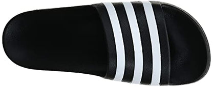 adidas Adilette Aqua Slides Black/White/Black Men's 9, Women's 10 Medium