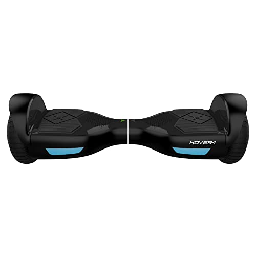 Hover-1 Helix Electric Hoverboard | 7MPH Top Speed, 4 Mile Range, 6HR Full-Charge, Built-In Bluetooth Speaker, Rider Modes: Beginner to Expert, Black