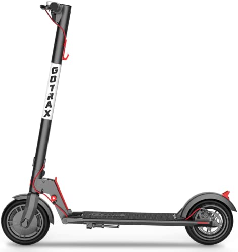 Gotrax GXL V2 Electric Scooter, 8.5" Pneumatic Tire, Max 12 Mile Range and 15.5Mph Speed, EABS and Rear Disk Brake,Lightweight Aluminum Alloy Frame and Cruise Control,Foldable Escooter for Adult,Black