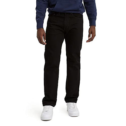 Levi's Men's 505 Regular Fit Jeans (Also Available in Big & Tall), Black-Discontinued, 30W x 32L