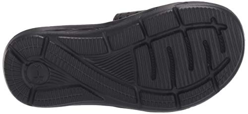 Under Armour Boys' Ignite VI Slide Sandal, Black (001)/Black, 3 M US Little Kid