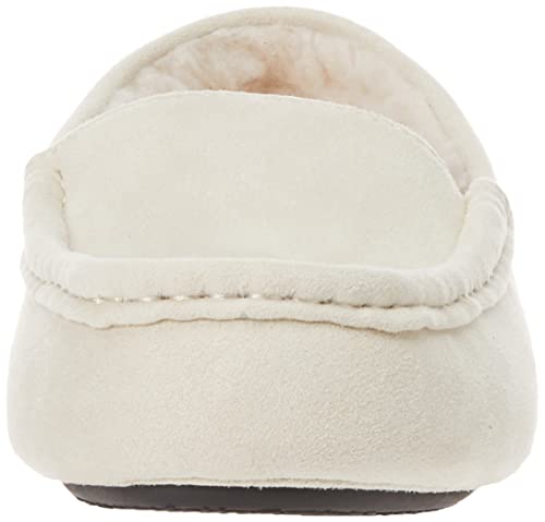 Amazon Essentials Women's Moccasin Slipper, Light Beige, 13