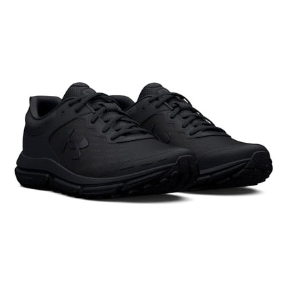 Under Armour Men's Charged Assert 10 Running Shoe, (004) Black/Black/Black, 10.5