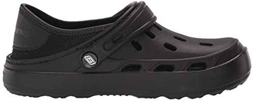 Skechers Boy's Foamies Swifters Ii Clog, Black/Black, 11 Little Kid