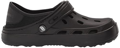 Skechers Boy's Foamies Swifters Ii Clog, Black/Black, 11 Little Kid