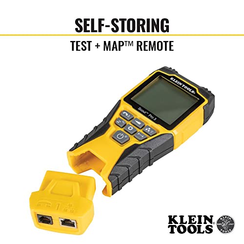 Klein Tools The Scout Pro 3 Tester Starter Kit is a versatile cable tester that locates and tests voice, data and video cables.