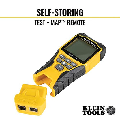 Klein Tools The Scout Pro 3 Tester Starter Kit is a versatile cable tester that locates and tests voice, data and video cables.