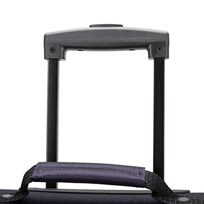 U.S. Traveler Aviron Bay Expandable Softside Spinner Wheels, Purple, 2 Piece Luggage
