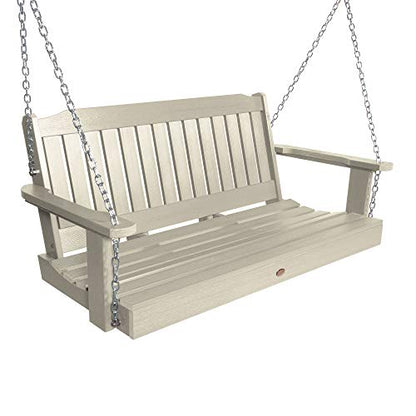 highwood AD-PORL2-WAE Lehigh Porch Swing, 4 Feet, Whitewash