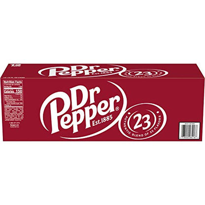 Dr Pepper Soda, 12 fl oz cans, 12 pack 3 COUNT!