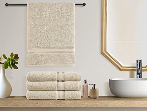 Bath Towels Set - 100% Ring Spun Cotton Towels Set, Oversized Bath Towels, Highly Absorbent Bath Towel Sets for Bathroom, 54" x 28", Extra Large Bath Towels,Quick Dry Towels for Body- Cotton