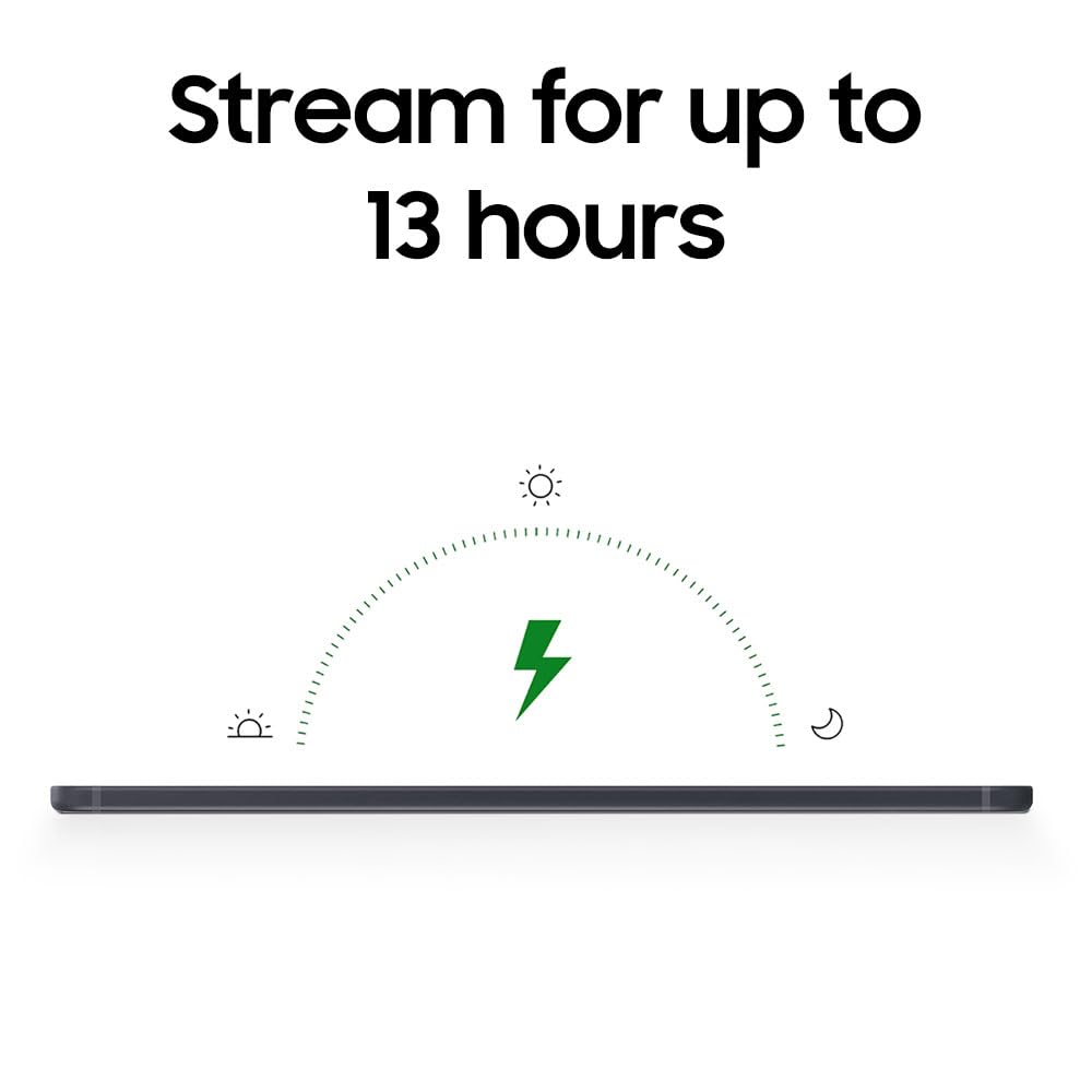 SAMSUNG Galaxy Tab S6 Lite 10.4" 128GB Android Tablet, LCD Screen, S Pen Included, Slim Metal Design, AKG Dual Speakers, 8MP Rear Camera, Long Lasting Battery, US Version, 2022, Angora Blue