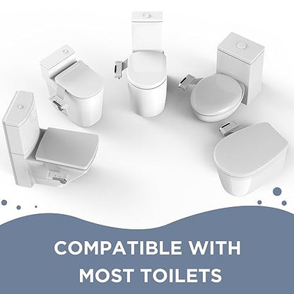 Bidet Attachment for Toilet, Non-Electric Bidet Ultra-Slim Dual Nozzle (Feminine/Rear Wash), Fresh Cold Water Sprayer Bidets for Existing Toilets with Adjustable Pressure Control Easy to Install