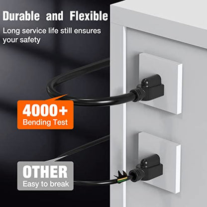 DuraTech Extension Cord 20 ft, Outdoor Extension Cord, 16/3 SJTW, 13 Amps, Heavy Duty Extension Cord for Power Tools, Black