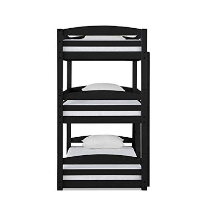 DHP Phoenix Triple Floor Bunk Bed | Black | DL7891TBBB model