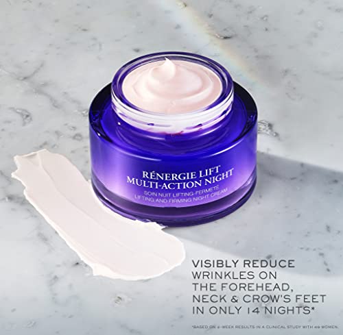 Lancôme Rénergie Multi-Action Night Cream - For Lifting & Firming - With Hyaluronic Acid - 2.6 Fl Oz