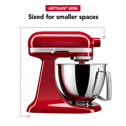 KitchenAid Artisan Mini 3.5 Quart Tilt-Head Stand Mixer - KSM3316X - Empire Red