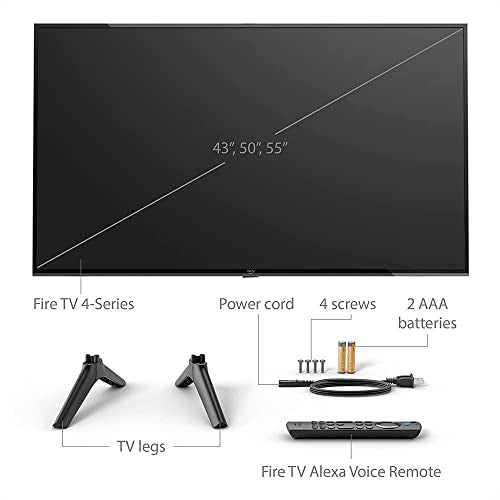 Amazon Fire TV 43" 4-Series 4K UHD smart TV, stream live TV without cable