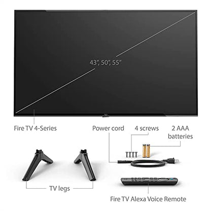 Amazon Fire TV 43" 4-Series 4K UHD smart TV, stream live TV without cable