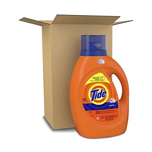 Tide Laundry Detergent Liquid Soap, High Efficiency (He), Original Scent, 64 Loads