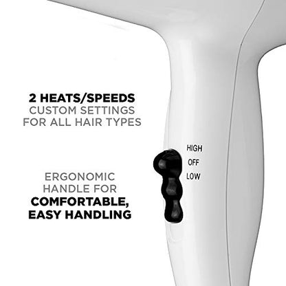 Conair Hair Dryer, 1875W Mid-Size Blow Dryer