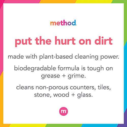 Method All-Purpose Cleaner Spray, French Lavender, Plant-Based and Biodegradable Formula Perfect for Most Counters, Tiles, Stone, and More, 28 oz Spray Bottles, (Pack of 4)