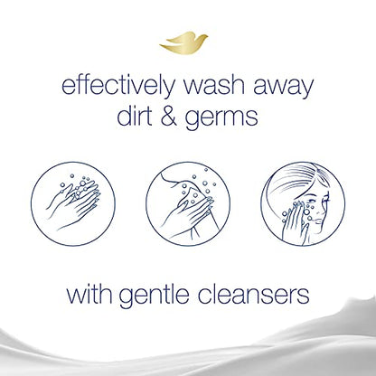 Dove Beauty Bar Gentle Skin Cleanser Moisturizing for Gentle Soft Skin Care Original Made With 1/4 Moisturizing Cream 3.75 oz 2 Bars, Pack of 24