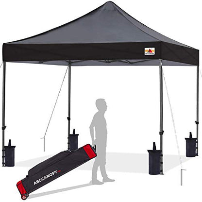 ABCCANOPY Patio Pop Up Canopy Tent 8x16.4 Commercial-Series (Black)