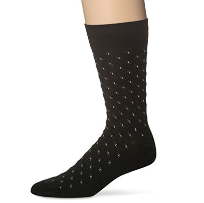 KM Legend Men's Dress Socks Classic Fine Lightweight for Formal and Casual Wear (Assorted 5 Pair Pack)