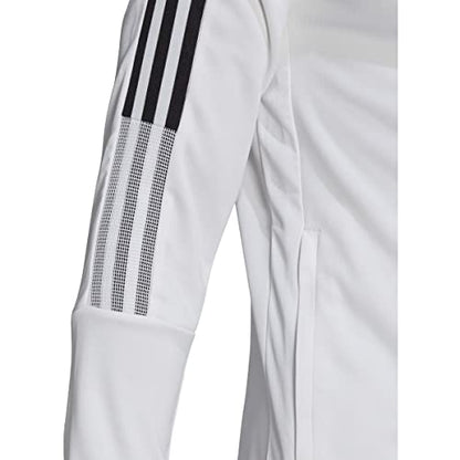 adidas Men's Tiro 21 Track Jacket, White, Small
