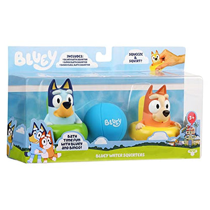 Bluey Bath Squirters 3-Pack, Multicolor, Small