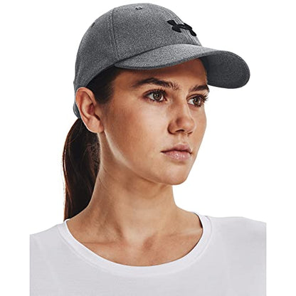 Under Armour Women's Standard Blitzing Cap Adjustable, (002) Black / / Black, One Size Fits Most