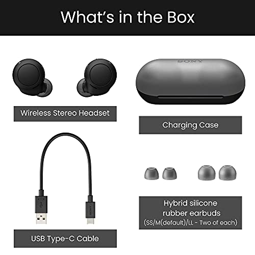 UPDATE: ALIVE AGAIN! Sony True Wireless Headphones - Up to 20 Hours Battery - Charging case - Voice Assistant Compatible - Built-in mic for Phone Calls - Reliable Bluetooth - WF-C500B/BZ - Limited Edition - Midnight Black
