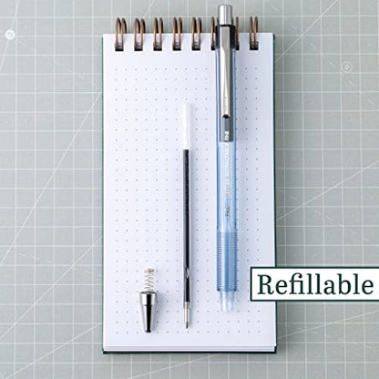 PILOT Pen 30000 The Better Ball Point Pen Refillable & Retractable Ballpoint Pens, Fine Point, Black Ink, 12-Pack