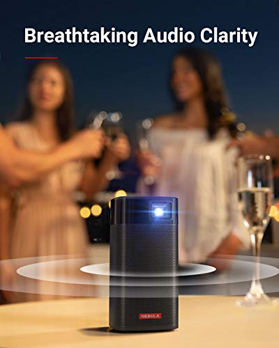 Anker NEBULA Apollo, Wi-Fi Mini Projector, 200 ANSI Lumen Portable Projector, 6W Speaker, Movie Projector, 100 Inch Picture, 4Hr Video Playtime, Neat Projector, Home Entertainment—Watch Anywhere