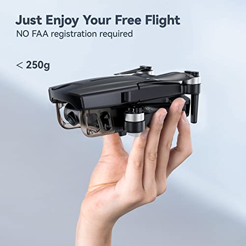 Ruko F11MINI Drone with Camera 4K, Under 250g, 60 Mins Flight with 2 batteries, 5GHz Transmission, GPS Auto Return, Brushless Motor, Foldable and Lightweight, FPV Quadcopter for Beginner, Adults