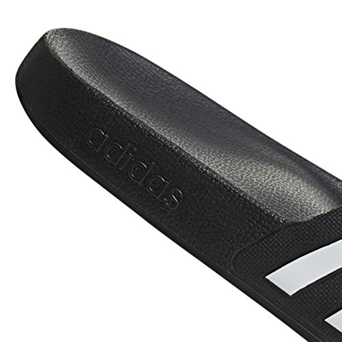 adidas Adilette Aqua Slides Black/White/Black Men's 9, Women's 10 Medium