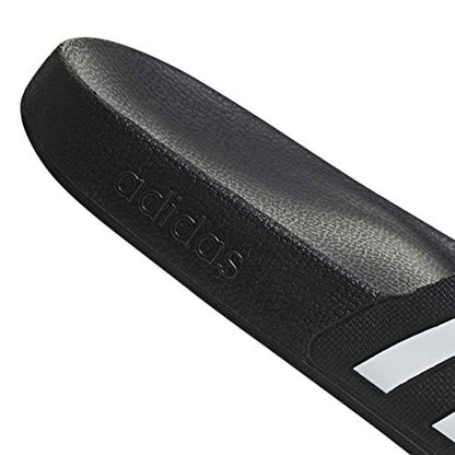 adidas Adilette Aqua Slides Black/White/Black Men's 9, Women's 10 Medium