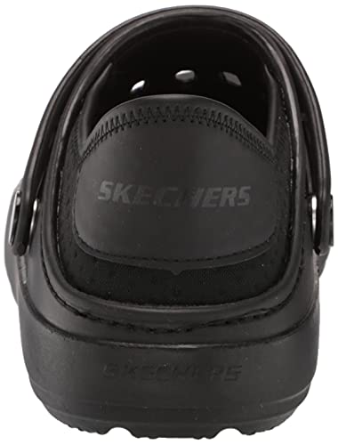 Skechers Boy's Foamies Swifters Ii Clog, Black/Black, 11 Little Kid