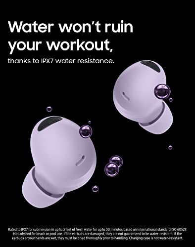 SAMSUNG Galaxy Buds 2 Pro True Wireless Bluetooth Earbuds, Noise Cancelling, Hi-Fi Sound, 360 Audio, Comfort Fit In Ear, HD Voice, Conversation Mode, IPX7 Water Resistant, US Version, Graphite