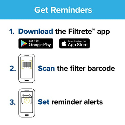 Filtrete 20x20x1 Air Filter MPR 1200D MERV 11, Allergen Reduction Plus Dust, 4-Pack Filters (exact dimensions 19.81x19.81x0.81)