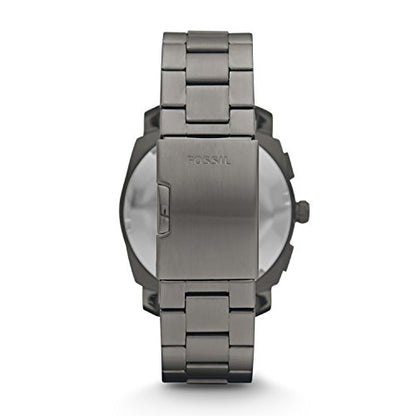 Fossil Men's Machine Quartz Stainless Steel Chronograph Watch, Color: Smoke (Model: FS4662)