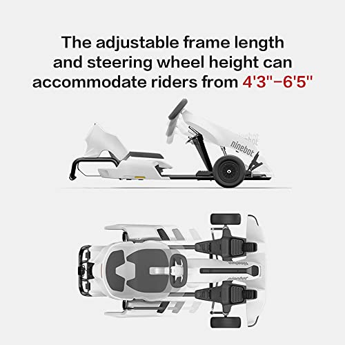 EXPIRED.  Segway Ninebot GoKart Kit, Outdoor Race Pedal Go Karting Car for Kids and Adults, Adjustable Length and Height, Ride on Toys