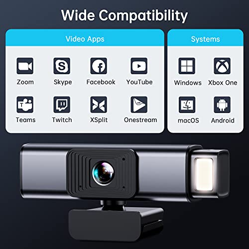 GUSGU G940 [Sony Sensor Inside] FHD 1080p Webcam with Microphone and Privacy Protection, USB Plug&Play Computer Camera, Web Camera for Desktop/PC/Laptop/Mac, Streaming Camera for Video Conferencing
