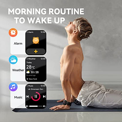 Smart Watch for Men Women(Answer/Make Call),Alexa Built-in,1.8"Fitness Tracker with Heart Rate Sleep SpO2 Monitor,100+Sport Modes,5ATM Waterproof,Activity Trackers and Smartwatches for Andriod iPhone