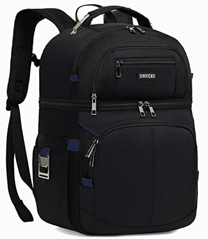 Insulated Cooler Backpack - Keeps 30 Cans Hot/Cold for Up to 12 Hours - Waterproof & Leak Proof Soft Cooler Bag - Insulated Backpack Cooler - Lunch Backpack for Men Women