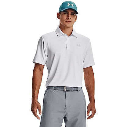 Under Armour Mens Playoff Polo 3.0 , (100) White / White / Halo Gray , Medium
