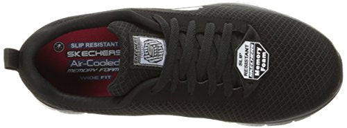 Skechers Men's Flex Advantage Bendon Work Shoe, Black, 10.5