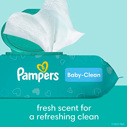 Pampers Baby Wipes Baby Fresh Scented 1X Pop-Top Packs 72 Count