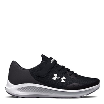 Under Armour Girls Pursuit 3 Alternate Closure Running Shoe, Black, 11 Little Kid